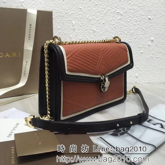 BVLGARI寶格麗 2018專櫃新型蛇頭包 蛇形繡線限定款 Serpenti Forever系列 286628 FYD1070
